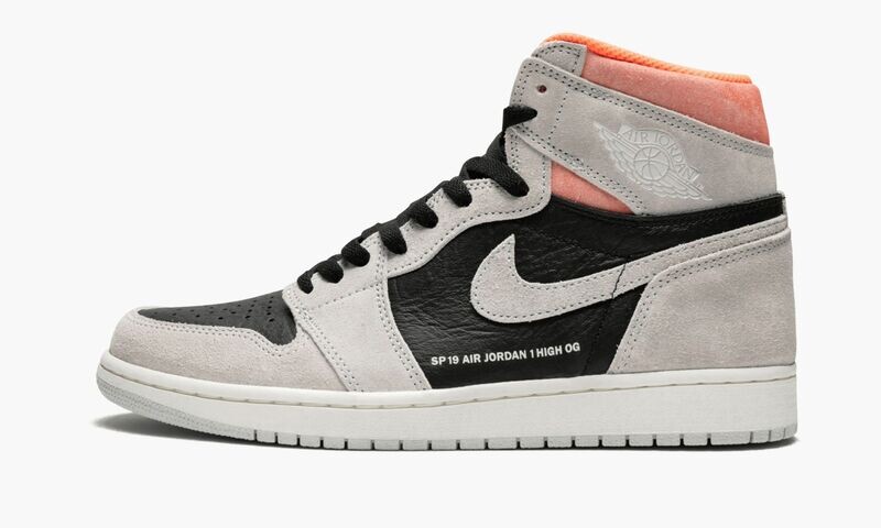 JORDAN AIR JORDAN 1 RETRO HIGH OG "Neutral Grey/Hyper Crimson"