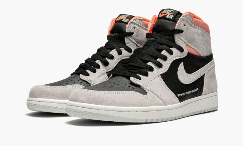 JORDAN AIR JORDAN 1 RETRO HIGH OG "Neutral Grey/Hyper Crimson"