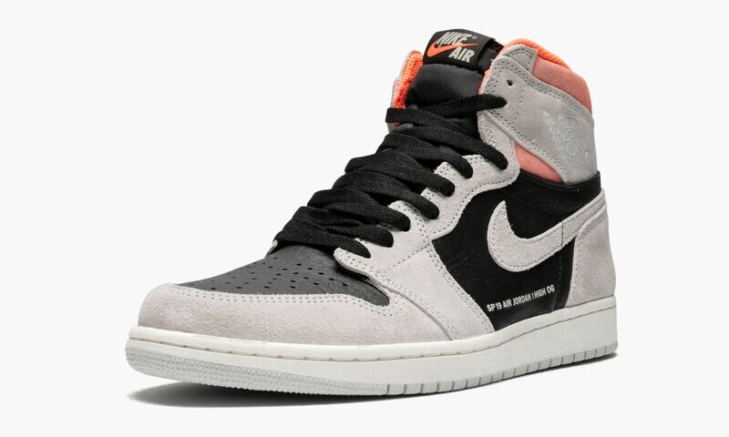 JORDAN AIR JORDAN 1 RETRO HIGH OG "Neutral Grey/Hyper Crimson"