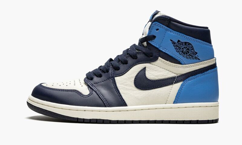JORDAN AIR JORDAN 1 RETRO HIGH OG "Obsidian/University Blue"