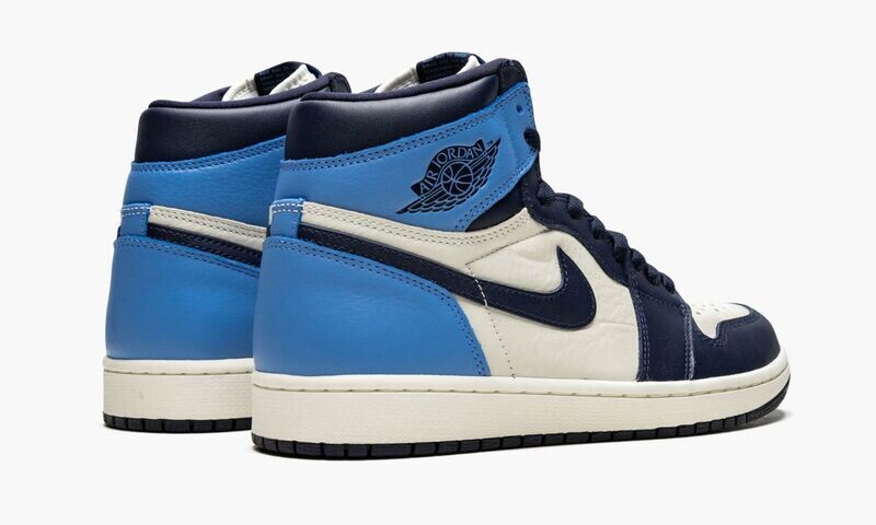 JORDAN AIR JORDAN 1 RETRO HIGH OG "Obsidian/University Blue"