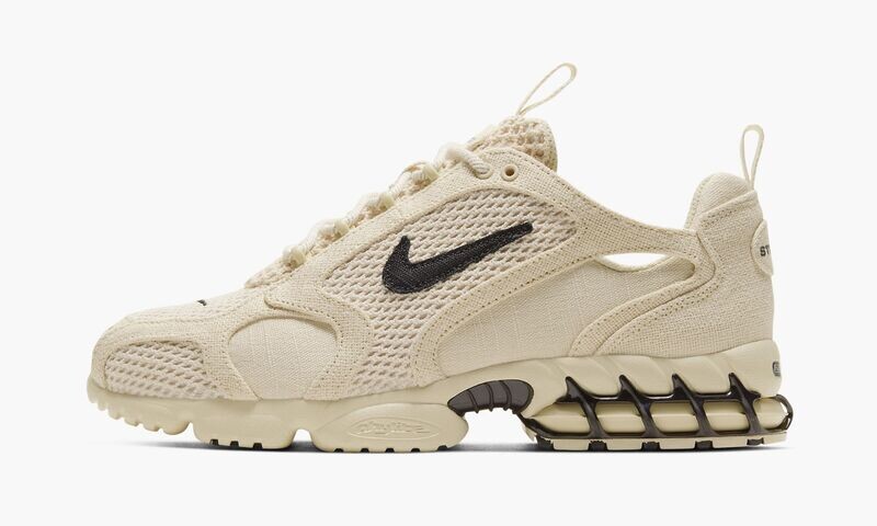 NIKE AIR ZOOM SPIRIDON CAGED "Stussy - Fossil"