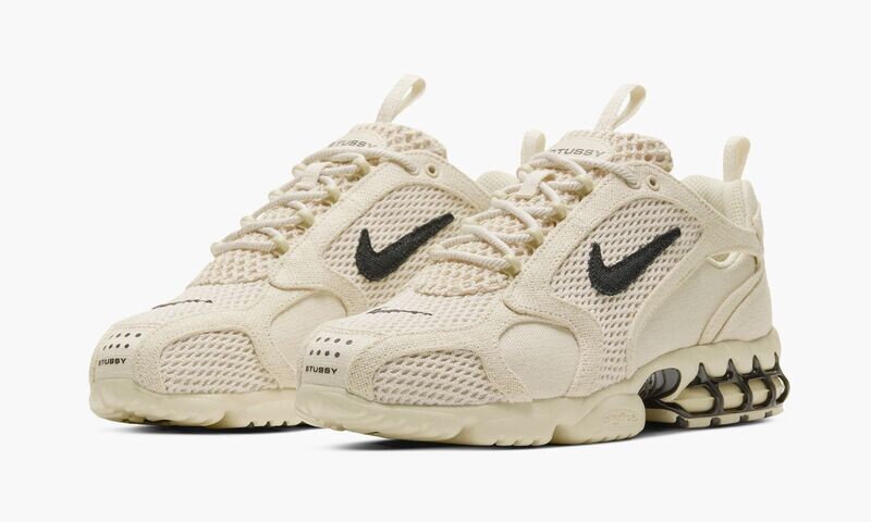 NIKE AIR ZOOM SPIRIDON CAGED "Stussy - Fossil"